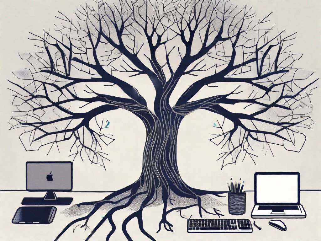 A tree with deep roots and sturdy branches