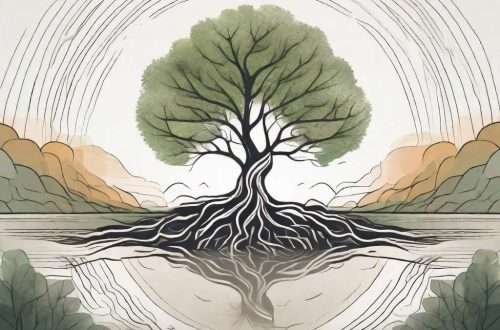 A tree with strong roots and vibrant leaves