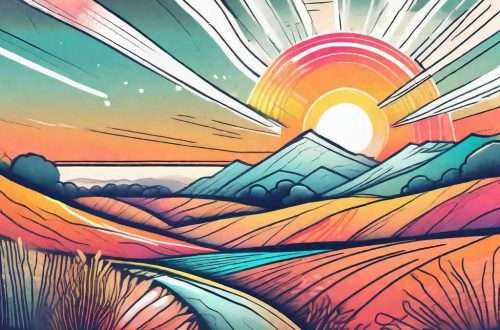 How to Find Inspiration for a Breakthrough 5 A vibrant sunrise over a serene landscape