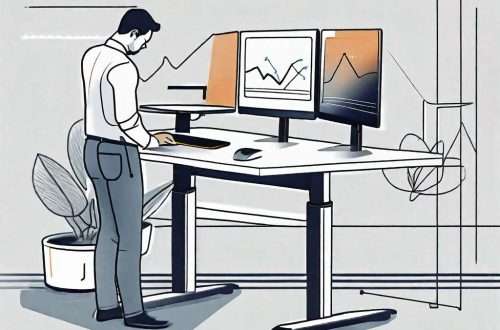 How Can a Standing Desk Help Improve Back Pain? 4 A standing desk with various ergonomic features