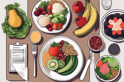 A balanced meal consisting of a variety of fruits