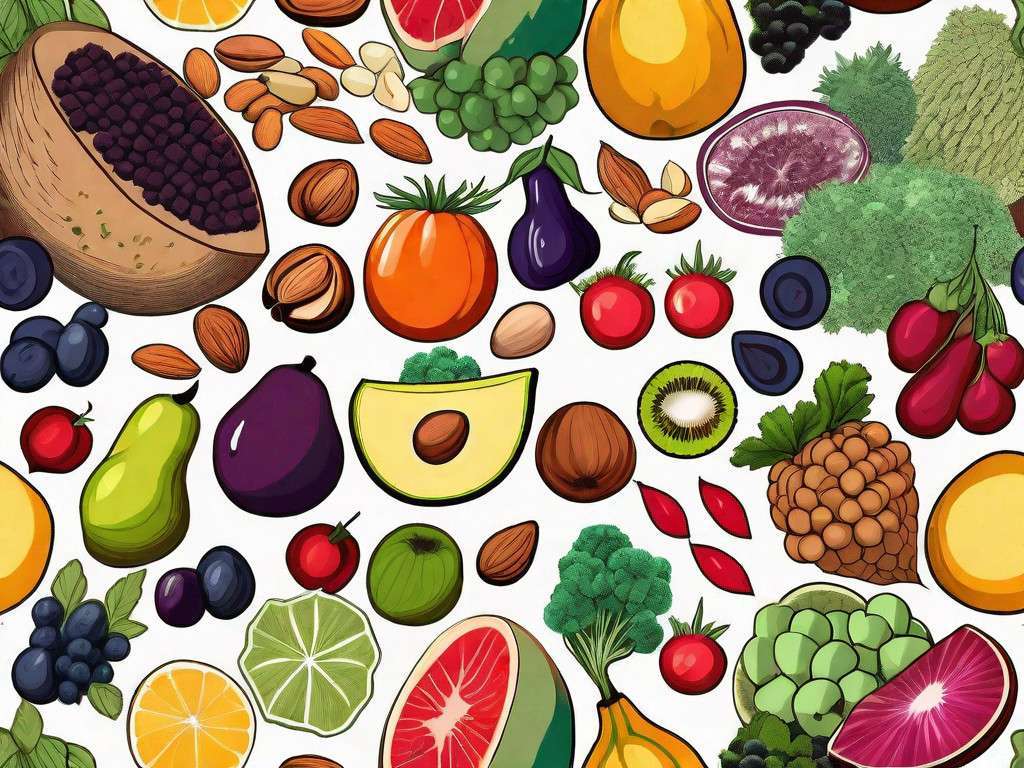 A vibrant and diverse assortment of fruits