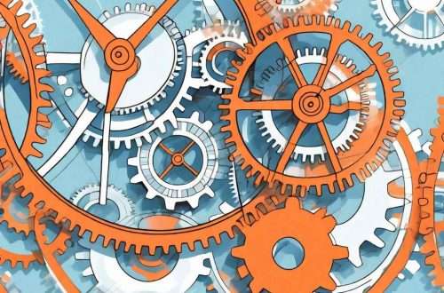 How to Effectively Apply Transparency and Time Management Methods in Corporate Environment Management 6 A clock with transparent gears and mechanisms