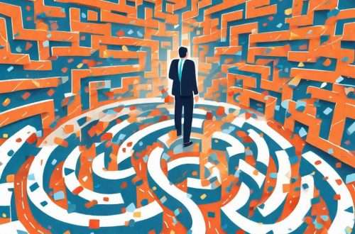 A retail store manager navigating through a maze of changing obstacles