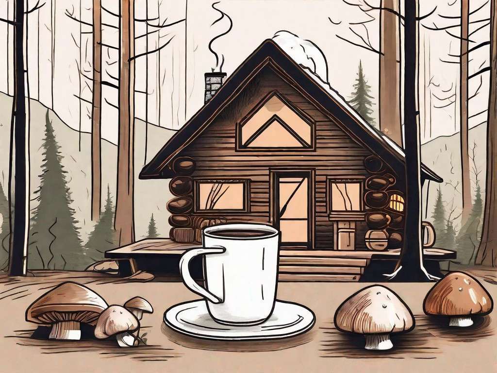 Does Drinking Coffee Increase Motivation? (9 Unconventional Tips) 10 A rustic cabin in the woods with a cozy fireplace